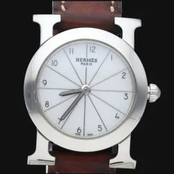 Hermès Heure H Ronde MT40418 Stainless steel White