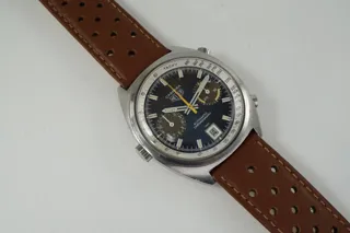 Heuer Carrera Chronograph 1153 Stainless steel Brown