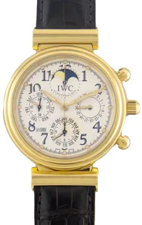 IWC Da Vinci Perpetual Calendar IW3758 18k yellow gold Silver