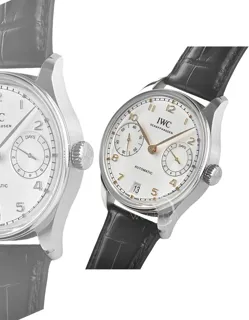 IWC Portuguese IW501701 42.5mm Stainless steel Silver