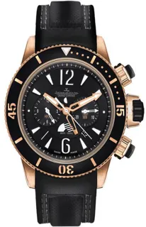 Jaeger-LeCoultre Master Compressor Diving Chronograph GMT Navy SEALs Q1782470 18k rose gold Black