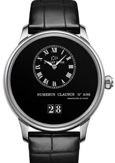 Jaquet Droz Petite Heure J016934216 18k white gold Black