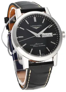 Longines 1832 L4.825.4.52.0 Stainless steel Black