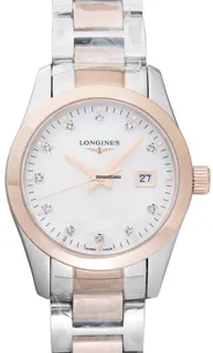 Longines Conquest Classic L2.286.3.87.7 Stainless steel White