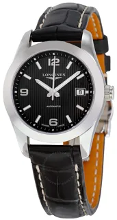 Longines Conquest Classic L22854563 Stainless steel Black