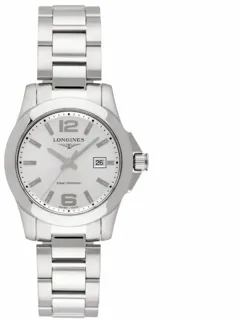 Longines Conquest L3.276.4.16.6 Stainless steel White