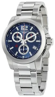 Longines Chronograph L3.700.4.96.6 Stainless steel Blue