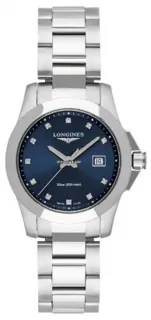 Longines Conquest L33764976 Stainless steel BLUE