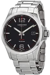 Longines Conquest V.H.P. L3.726.4.56.6 Stainless steel Black