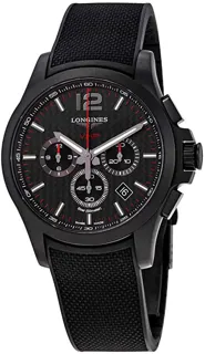 Longines Conquest V.H.P. L37272569 Stainless steel Black