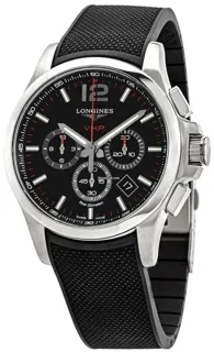 Longines Conquest V.H.P. L37274569 Stainless steel Black