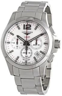 Longines Conquest V.H.P. L37274766 Stainless steel White