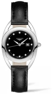 Longines Equestrian L6.137.4.57.0 30mm Stainless steel Black