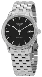 Longines Flagship L49844526 Stainless steel Black