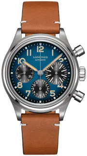 Longines Heritage L28161932 41mm Titanium Blue