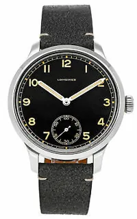 Longines Heritage L28264532 Stainless steel Black