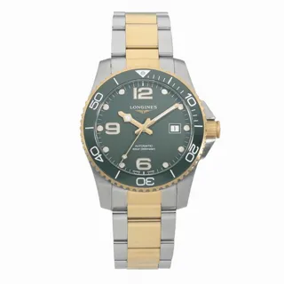 Longines HydroConquest L3.781.3.06.7 Stainless steel Green Matte