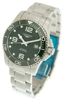 Longines HydroConquest L3.781.4.06.6 Stainless steel Green