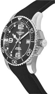 Longines HydroConquest L3.781.4.56.9 Stainless steel Black