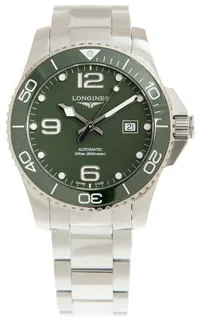 Longines HydroConquest L3.782.4.06.6 Stainless steel Green