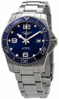 Longines HydroConquest L3.782.4.96.6 Stainless steel Blue