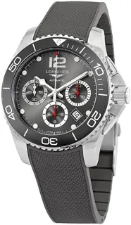 Longines HydroConquest L38834569 Stainless steel Black