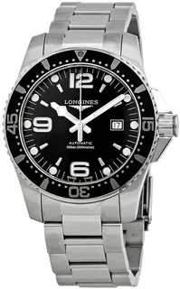 Longines HydroConquest L3.841.4.56.6 Stainless steel Black