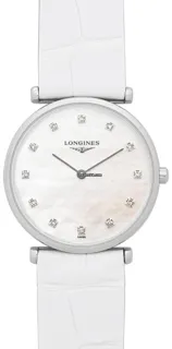 Longines La Grande Classique L45124870 Stainless steel White