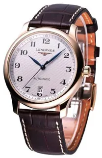 Longines Master L2.628.8.78.3 Rose gold Silver grains d’orge