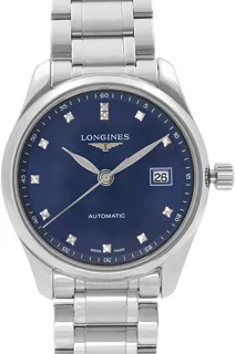 Longines Master L2.793.4.97.6 Stainless steel Blue