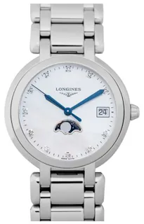 Longines PrimaLuna L8.115.4.87.6 Stainless steel White