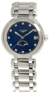 Longines PrimaLuna L8.115.4.98.6 Stainless steel Blue