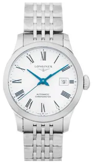 Longines Record L2.321.4.11.6 Stainless steel White