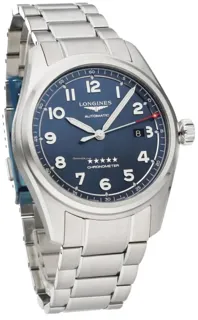 Longines Spirit L3.811.4.93.9 Stainless steel Blue