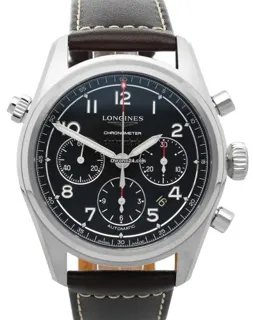 Longines Spirit L3.820.4.53.0 Stainless steel BLACK