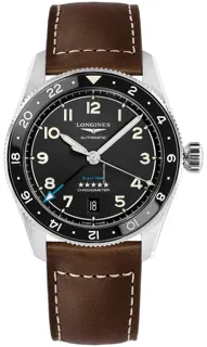 Longines Spirit L38024532 Stainless steel Black