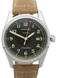 Longines Spirit L38114032 Stainless steel Green