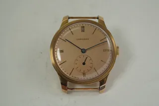 Longines WristWatch 18k rose gold Pink