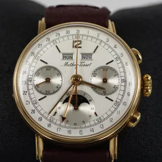 Mathey-Tissot 36mm Yellow gold White