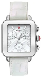 Michele Deco MWW06K000066 Stainless steel White