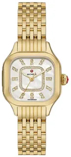 Michele Meggie MWW33B000010 Stainless steel and Gold-plated White