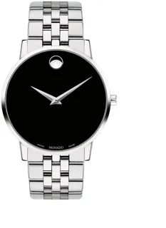 Movado Museum 0607199 Stainless steel Black