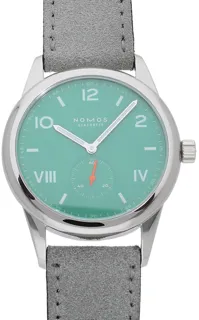 NOMOS Club 726 Stainless steel green