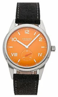 NOMOS Club Campus 729 Stainless steel orange