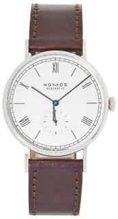 NOMOS Ludwig 237 Stainless steel white enameled