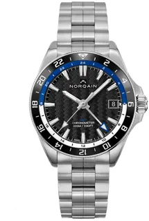 Norqain Adventure Neverest GMT NN1100SC1CG/BA111/150SSG 41mm Stainless steel Black