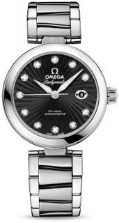 Omega De Ville Ladymatic O42530342051001 34mm Stainless steel Black