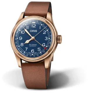 Oris Pointer Date 0175477413165075 Bronze Blue