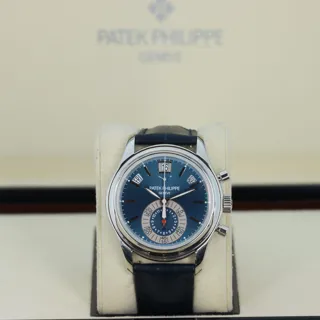 Patek Philippe Annual Calendar Chronograph 5960P-015 Platinum Blue