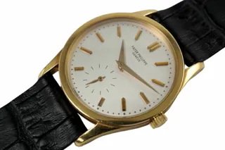 Patek Philippe Calatrava 3796 18k yellow gold Silver